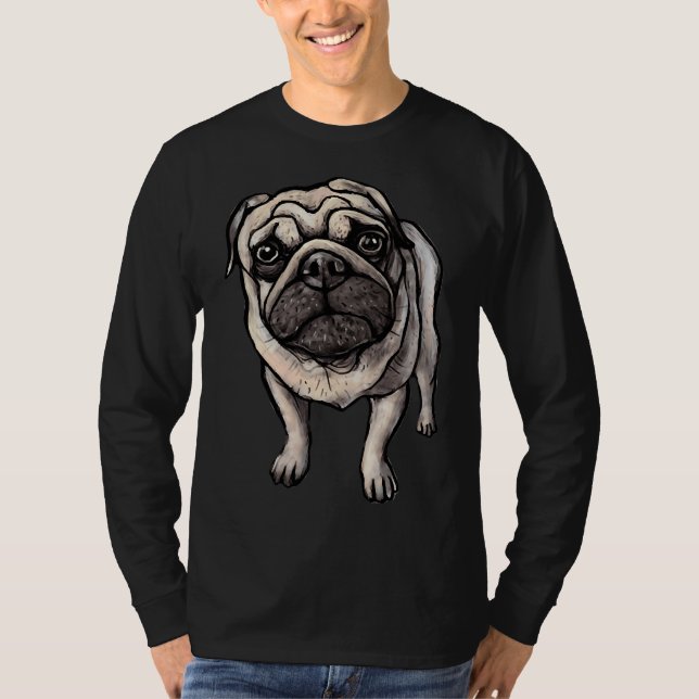 Patrick the Pug Classic T-Shirt 95 (Front)