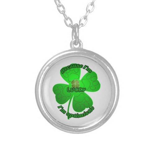  Patricks Days Silver Plated Necklace