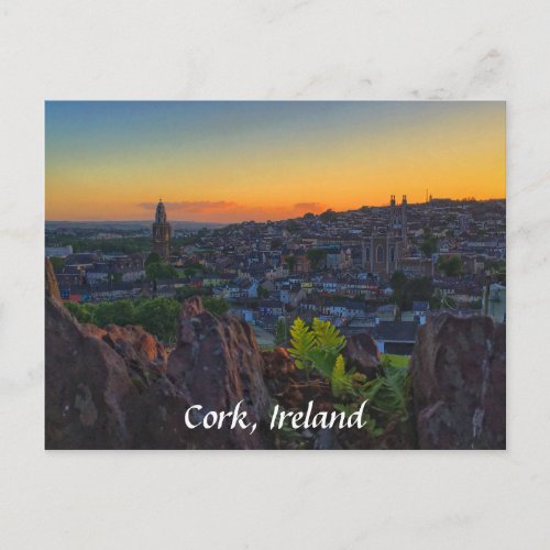 Patricks Hill Cork Ireland Postcard