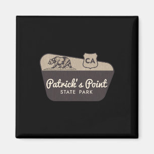 Patrick's Point State Park California Welcome Sign Magnet