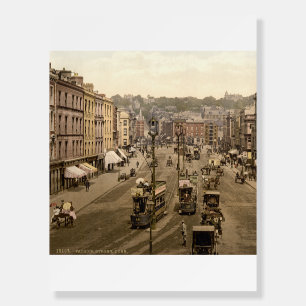 Patrick's Street in Cork city, Vintage Ireland Foam Board