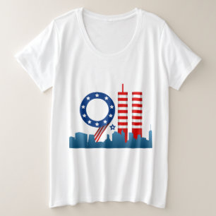 Patriot 9-11 Day Plus Size T-Shirt
