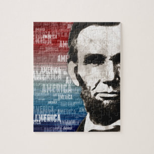 Patriot Abraham Lincoln Jigsaw Puzzle