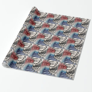 Patriot Abraham Lincoln Wrapping Paper