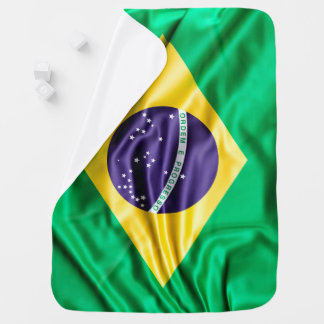 Patriot Baby Manta 01 - Brazilian Flag Baby Blanket