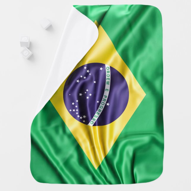 Patriot Baby Manta 01 - Brazilian Flag Blanket (In Situ)