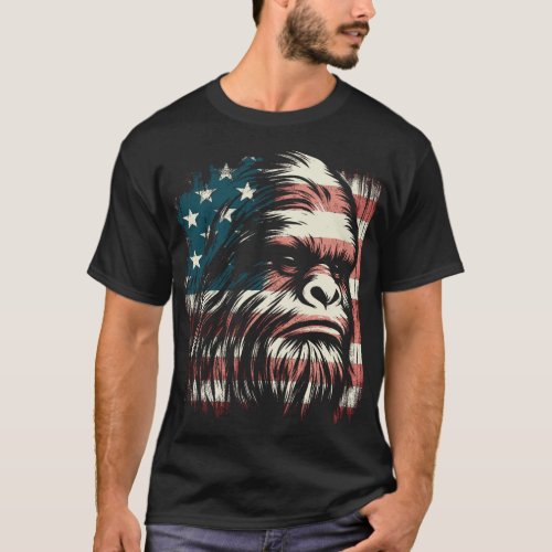 Patriot Bigfoot T_Shirt