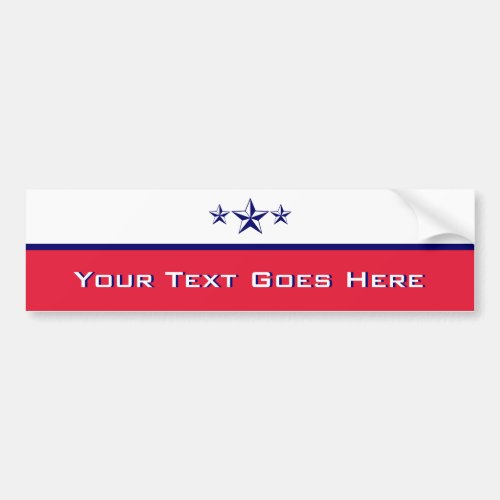 Patriot Create Your Own Bumper Sticker