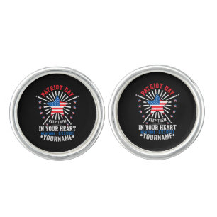 Patriot Day Never Forget September 11 2001 Cufflinks