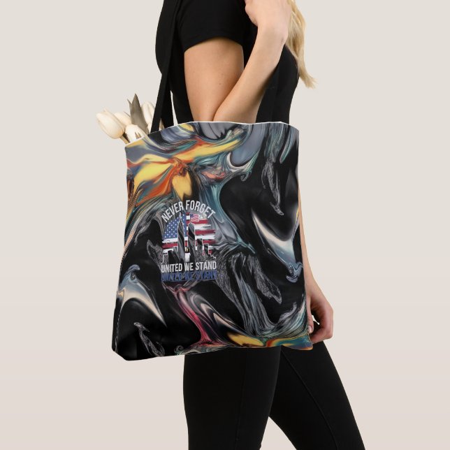 Patriot Day (Sept 11 Remembrance) Tote Bag (Close Up)