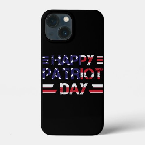 patriot day vector typography t shirt design iPhone 13 mini case