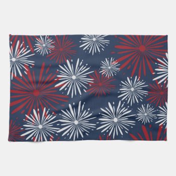 Patriot Fireworks Towel by StuffOrSomething at Zazzle