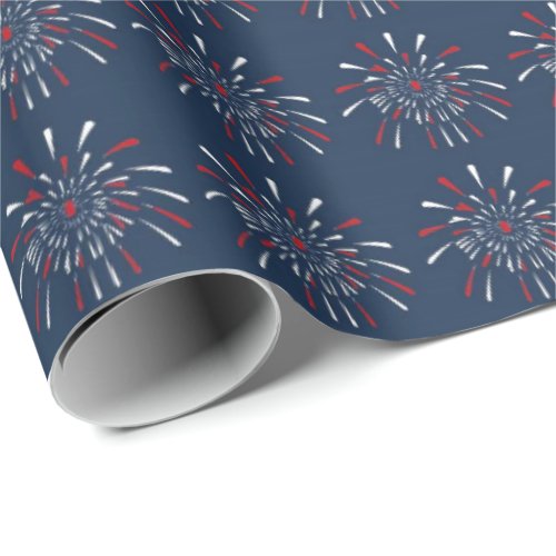 Patriot Fireworks Wrapping Paper
