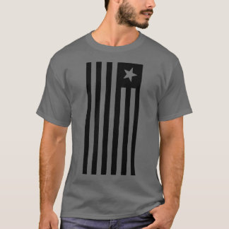 PATRIOT FLAG BLACK AND WHITE T-Shirt
