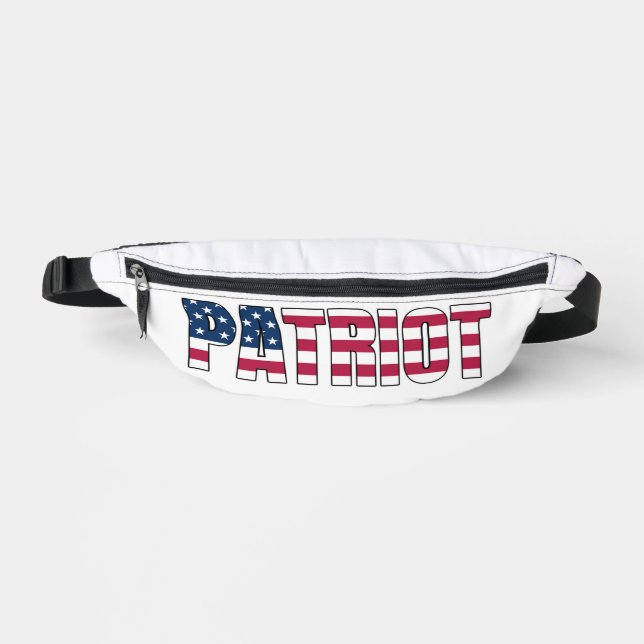 Patriot Flag Fanny Pack (Front)