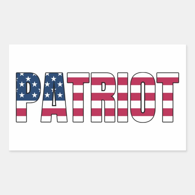 Patriot Flag Sticker (Front)