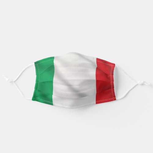 Patriot Italian Flag Green White Red Adult Cloth Face Mask