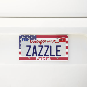 Patriot License Plate Frame