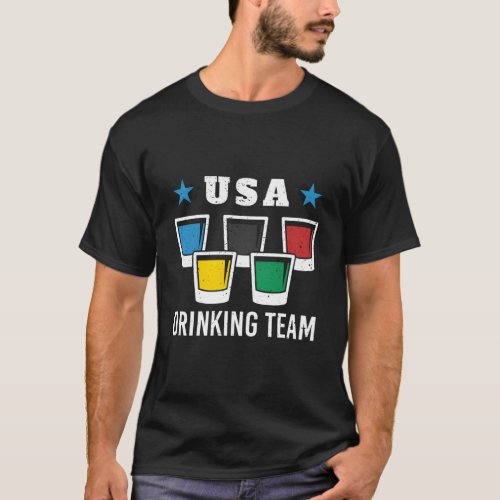 Patriot Olympic Usa Drinking Team Beer T_Shirt