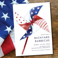 Patriot Party Pinwheel Invitation