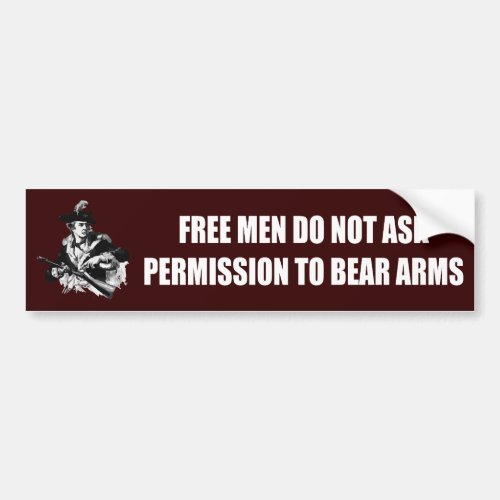 Patriot _Permission Bumper Sticker