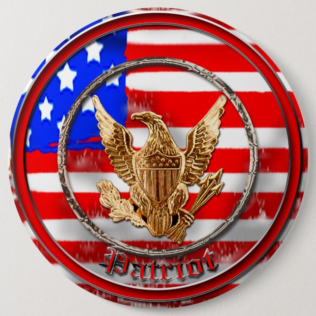 Patriot Pinback Button (Front)