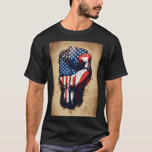 Patriot Punch Unleash the Spirit in Every Stitch T_Shirt