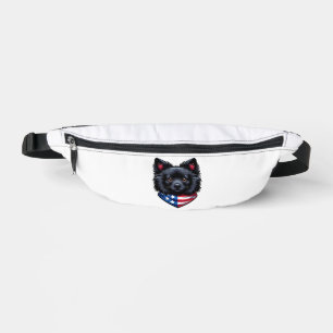 Patriot Pup Graphic Tee Fanny Pack