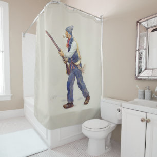 Patriot Quebec Rebellion 1837-1838 Henri Julien Shower Curtain