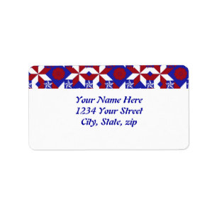 Patriot Quilt custom Label