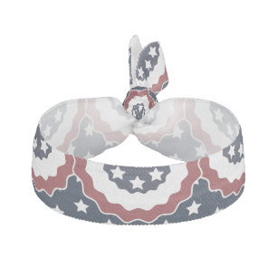 Patriot Red, White and Blue Elastic Hair Tie