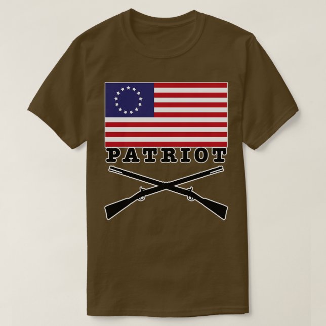 Patriot (Small Print)  T-Shirt (Design Front)