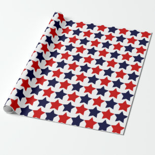 Patriot Stars Wrapping Paper