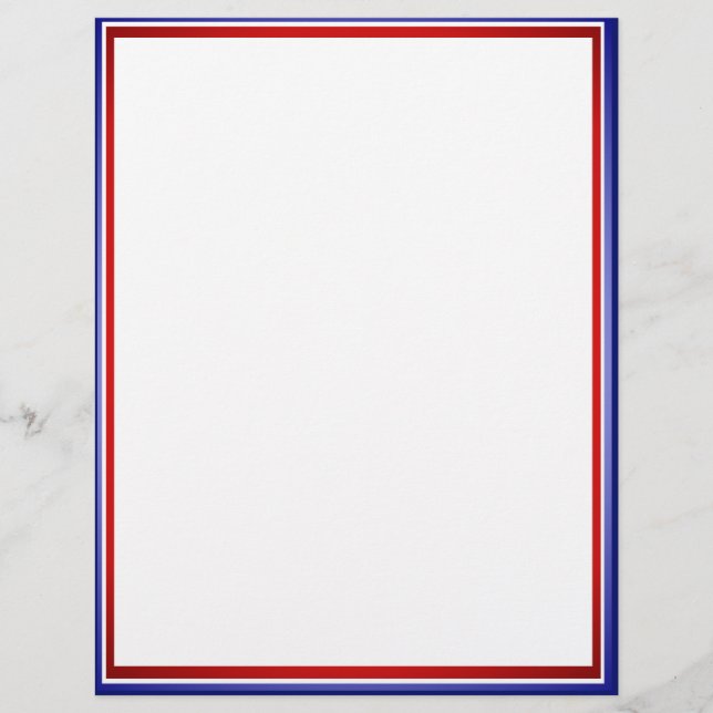Patriot Stationery 8.5" x 11" (Front)