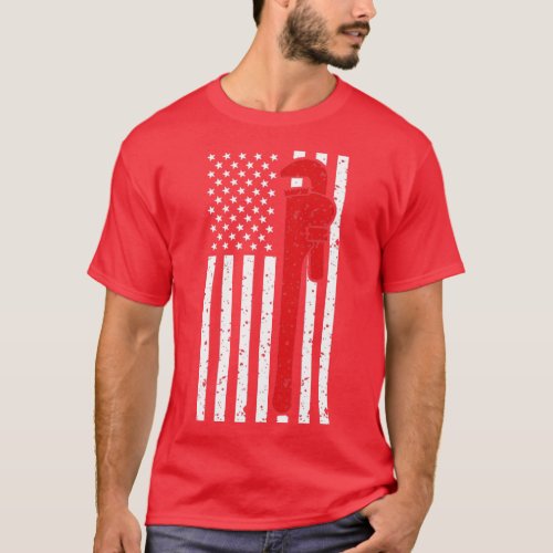 Patriot Thin Line Plumber T_Shirt