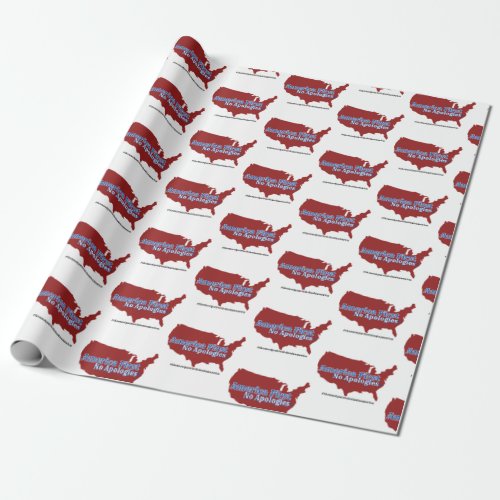 Patriot USA America First Wrapping Paper