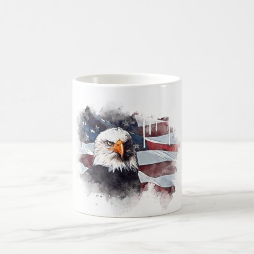  Patriot USA Eagle American Flag Coffee Mug