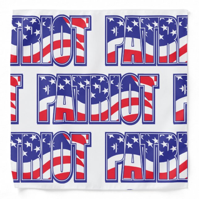Patriot USA Flag Bandana (Front)