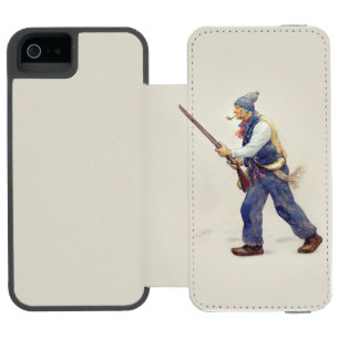 Patriote Québec Rébellion 1837-1838 Henri Julien iPhone SE/5/5s Wallet Case
