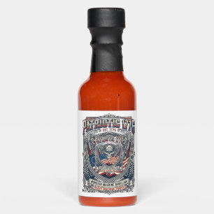 Patriotic 1776 Off Road Skull Monster Truck Heavy Hot Sauces