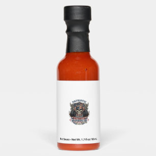 Patriotic 1776 Off Road Skull Monster Truck Heavy Hot Sauces