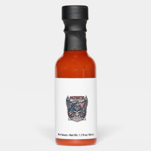 Patriotic 1776 Off Road Skull Monster Truck Heavy Hot Sauces