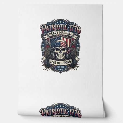 Patriotic 1776 Off Road Skull Monster Truck Heavy Wallpaper
