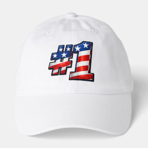 Patriotic #1 Flag Design Hat
