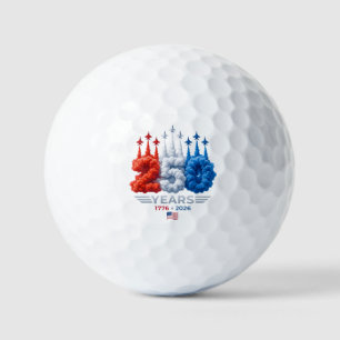 Patriotic 250 Year Birthday Golf Balls