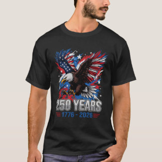 Patriotic 250th Anniversary Eagle Graphic Tee