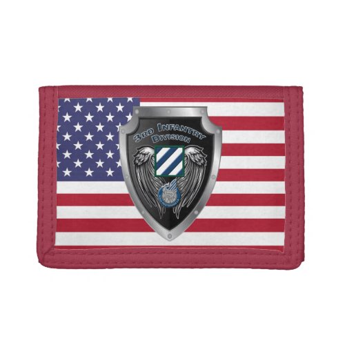 Patriotic  3rd Infantry Division Trifold Wallet