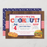 Patriotic 4th Of July Cookout Party Invitation at Zazzle