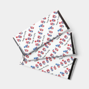Patriotic 4th of July Gnomes Hershey Bar Favors