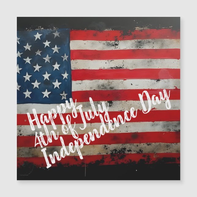 Patriotic 4th of July Independence Day Art (Front)